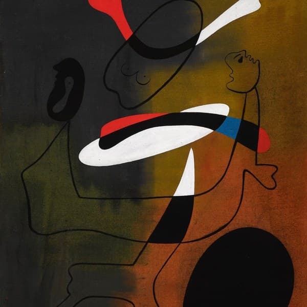 Painting (Head, Bird) — Joan Miró