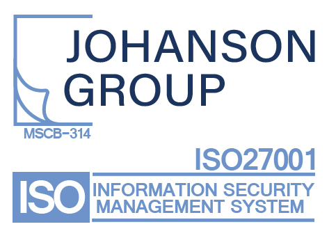 Johanson Group ISO27001 certification mark